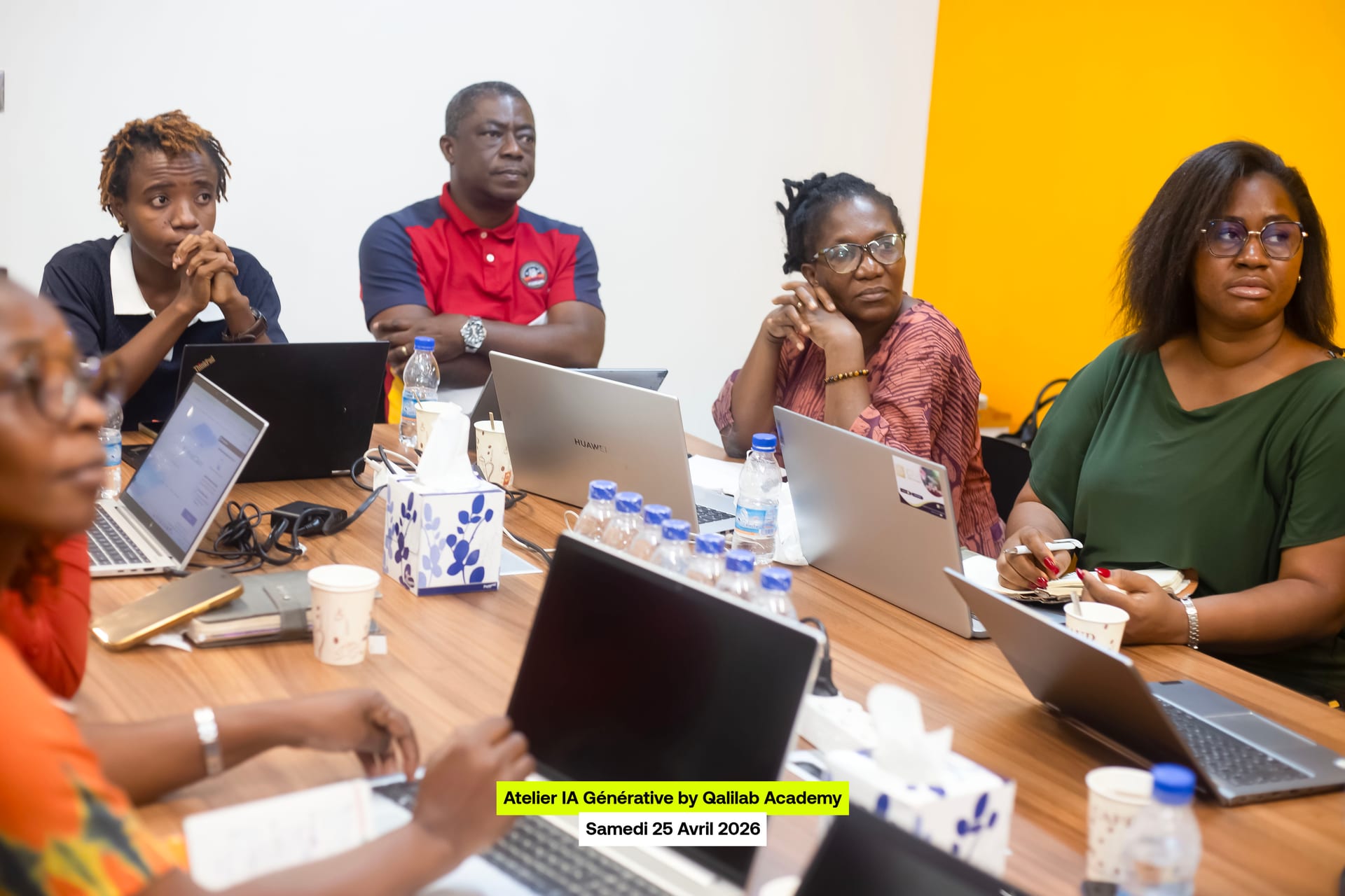Participants pendant l'atelier IA Générative