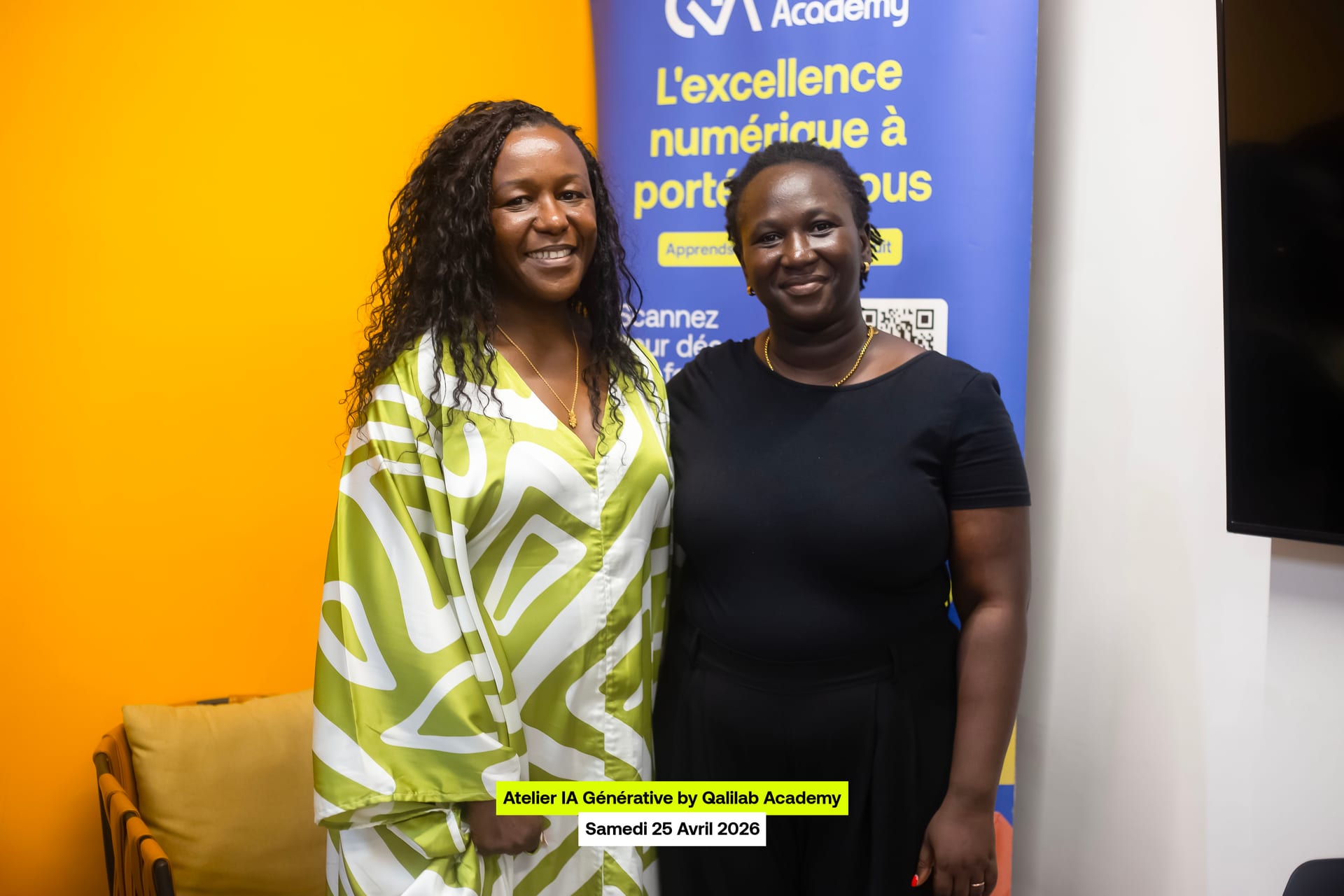 Les formatrices Nana Acka et Annick Amani